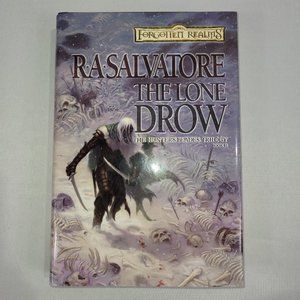 D&D RA Salvatore Forgotten Realms The Lone Drow Hardcover Book Club Edition